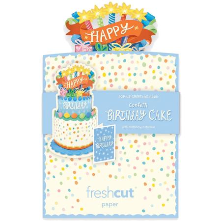 Mini Pop-Up Birthday Card Confetti Cake