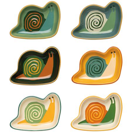 Snail Pinch Bowls