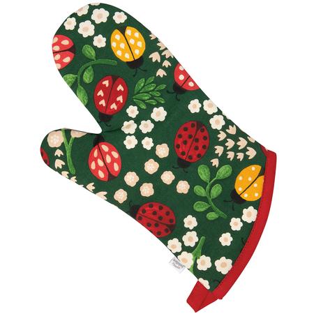 Ladybug Oven Mitt