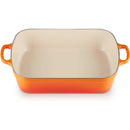Le Creuset Cast-Iron 5.25-qt. Roasting Pan Flame