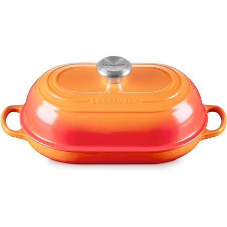 Le Creuset Cast-Iron Oval Bread Oven Flame