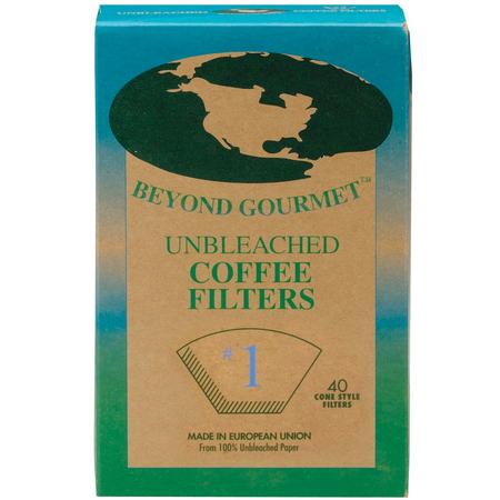 Unbleached Coffee Filters #1 Box/40