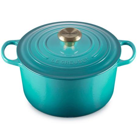Le Creuset 6.5-qt. Deep Round Oven Bleu Riviera