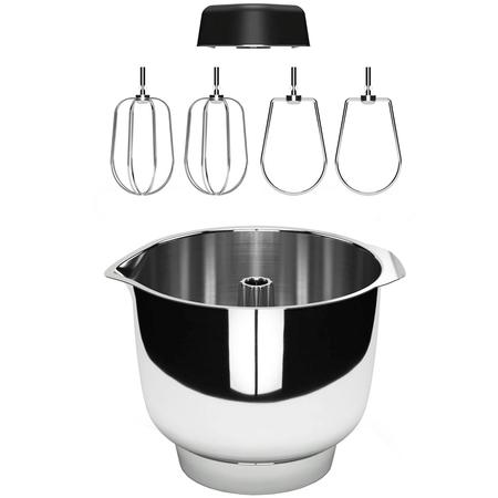 Ankarsrum Premium Beater Set & Stainless-Steel Beater Bowl