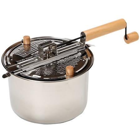 Whirley Pop Stainless-Steel Stovetop Popcorn Maker