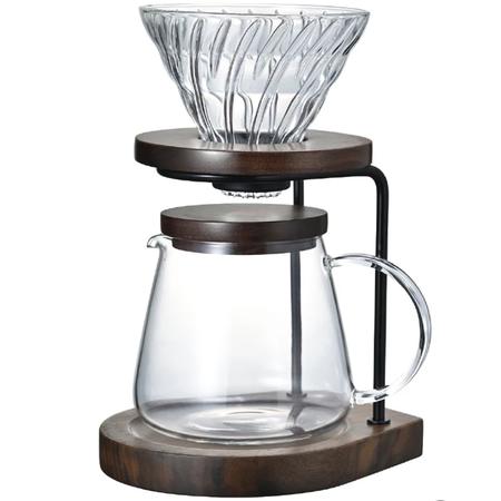 Hario Walnut Series Pour Over Coffee Set