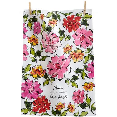 Mom You're Simply The Best Kitchen Towel