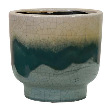 Crackle-Glaze Terra Cotta Pot Medium