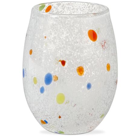 Confetti Stemless Wine Glass
