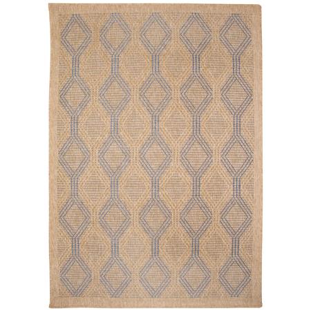 Sahara Links Rug Navy 39” x 59”