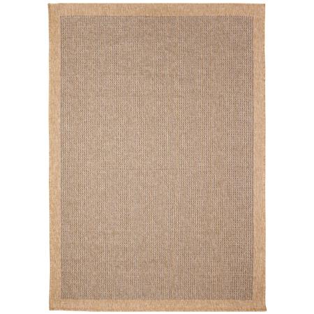 Sahara Texture Border Rug Terra Navy 39” x 59”