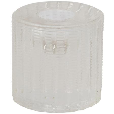 Cut Glass Taper Candle Holder