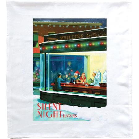 Silent Nighthawks Tea Towel