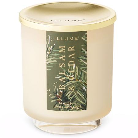 Illume Balsam & Cedar Glass Candle
