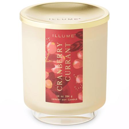 Illume Cranberry Currant Glass Candle