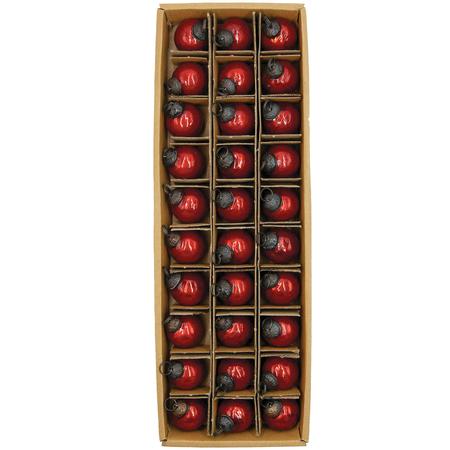 Mercury Glass Mini Ball Ornaments Box/30