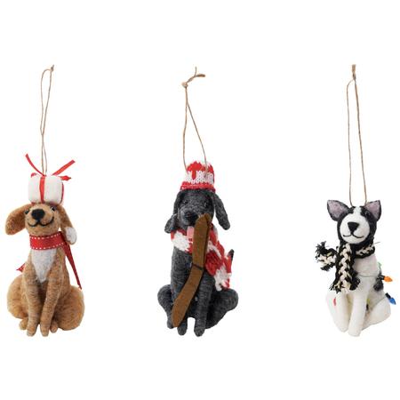 Felt Dog Ornament