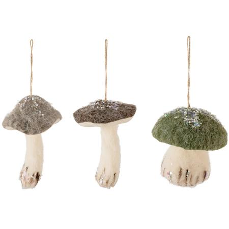Felt Mushroom Ornament