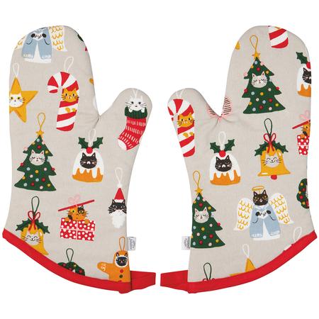 Bauble Cats Oven Mitt