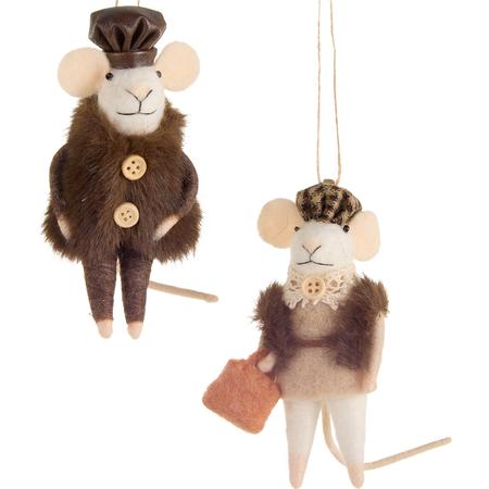 Dressed Up Mouse Ornament