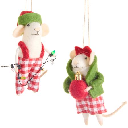 Pajama Mouse Ornament