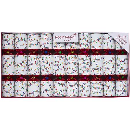 Robin Reed 10” Christmas Crackers Christmas Lights Set/10