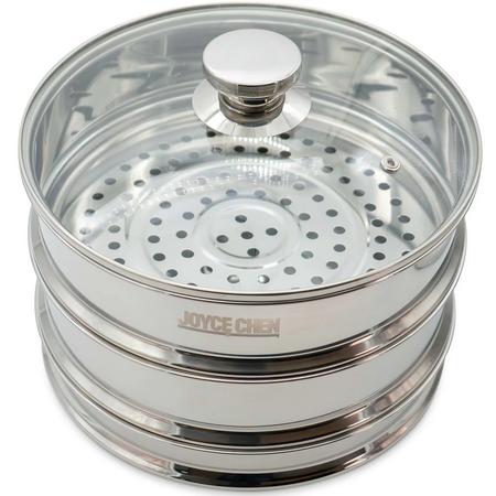 Joyce Chen 2-Tier Stainless-Steamer Wok Steamer