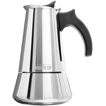 Stainless-Steel Stovetop Espresso Maker 6-Cup