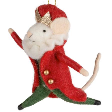 Felt Royal Mouse Ornamenrt