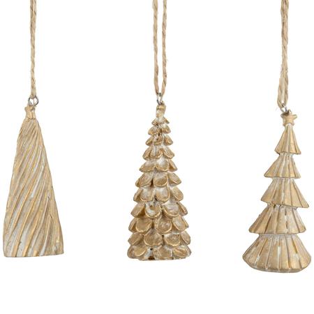 Gold Resin Tree Ornament
