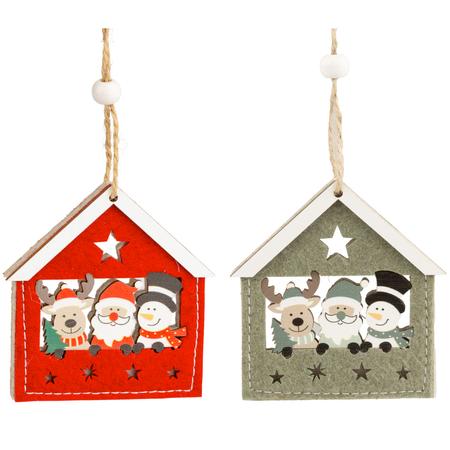 Felt House Ornament