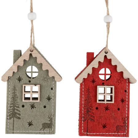Felt House Ornament