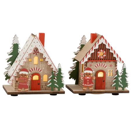 Illuminated Wood House