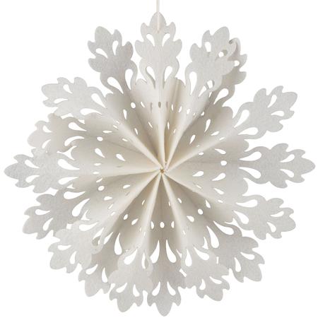 Felt Snowflake Ornament 10”