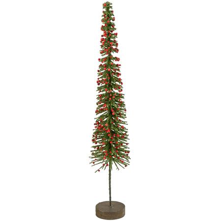 Bottle Brush Tree w/Berries 14”