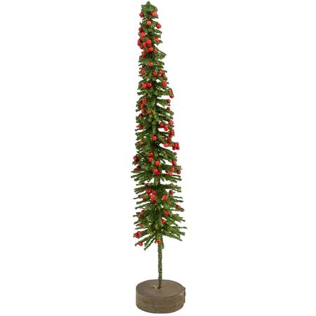 Bottle Brush Tree w/Berries 10”