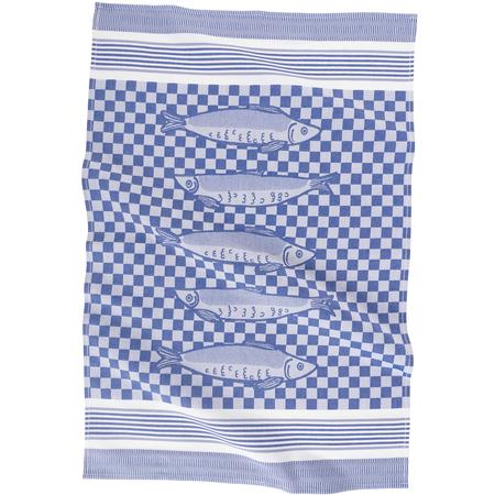 Sardines Jacquard Kitchen Towel