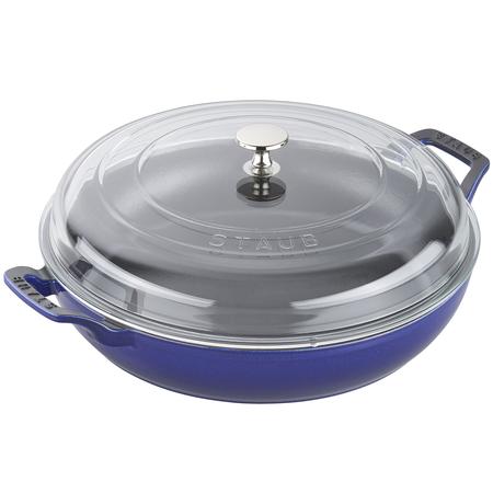 Staub Cast-Iron 3.5-qt. Braiser Dark Blue