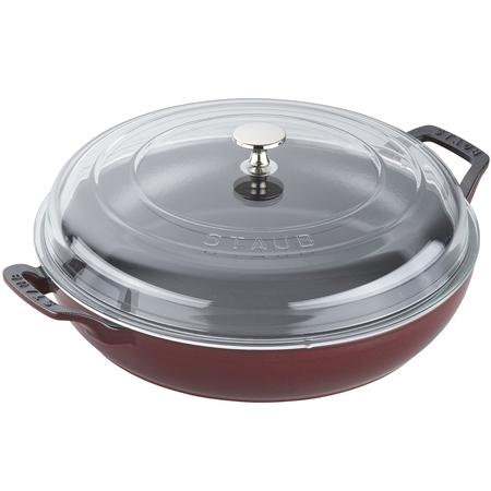 Staub Cast-Iron 3.5-qt. Braiser Grenadine