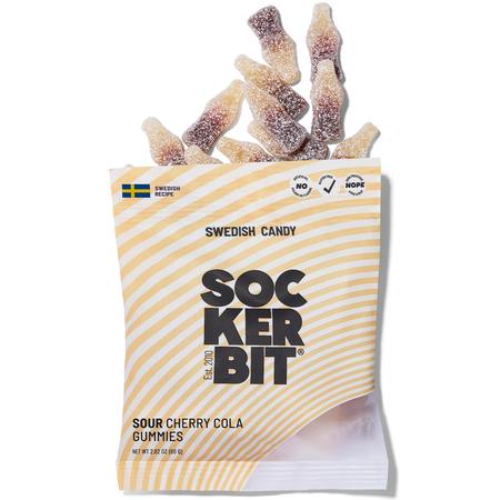 Sockerbit Swedish Gummies Sour Cherry Cola