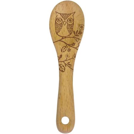 Etched Mini Spoon Owl