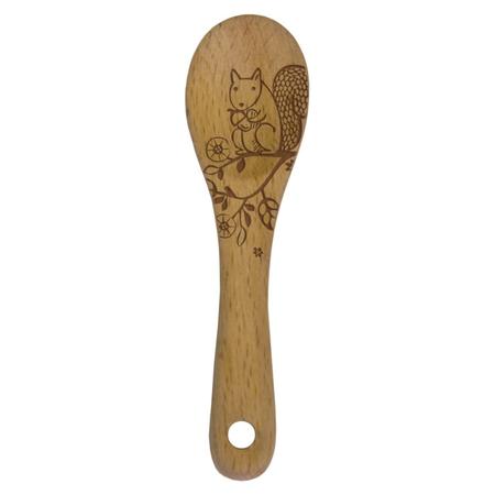 Etched Mini Spoon Squirrel