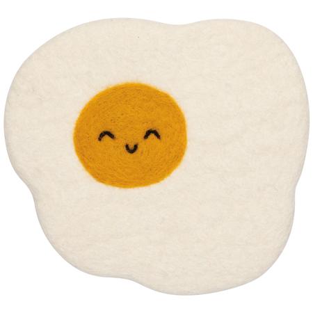 Fried Egg Felt Trivet