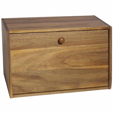 Acacia Bread Box