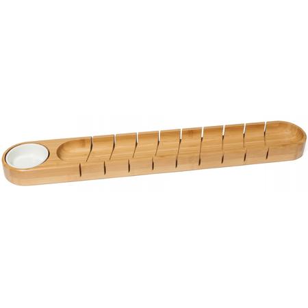 Bamboo Baguette Board w/Dip Dish