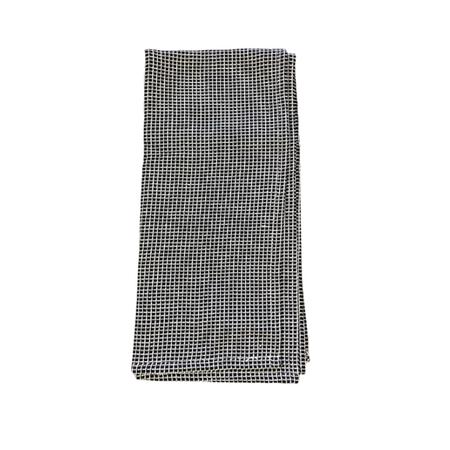 Waffle Weave Kitchen Towel Black
