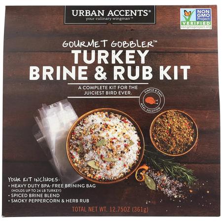 Urban Accents Turkey Brine & Rub Kit