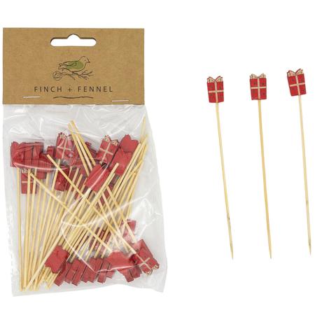 Package-Topped 3.5” Bamboo Party Picks Pkg./50