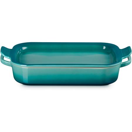 Le Creuset 3-qt. Baking Dish w/Platter Lid Bleu Riviera