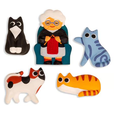 Cat Lady Magnets Set/5